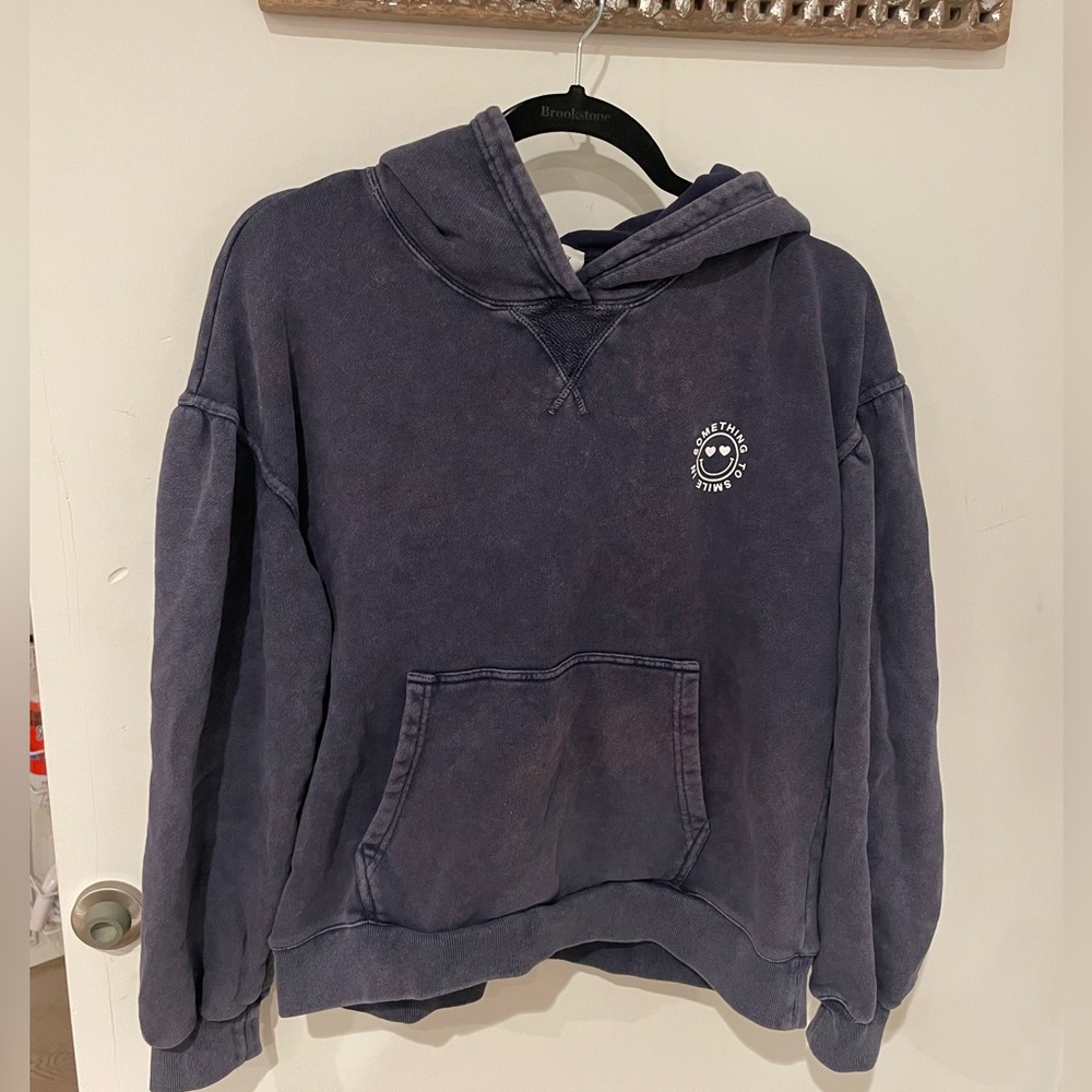 Something Navy Something to Smile In Sweatshirt - Medium